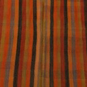 7x8 Burnt Red Area Kilim Rug, 200x240Cm Anatolian Kilim Rug
