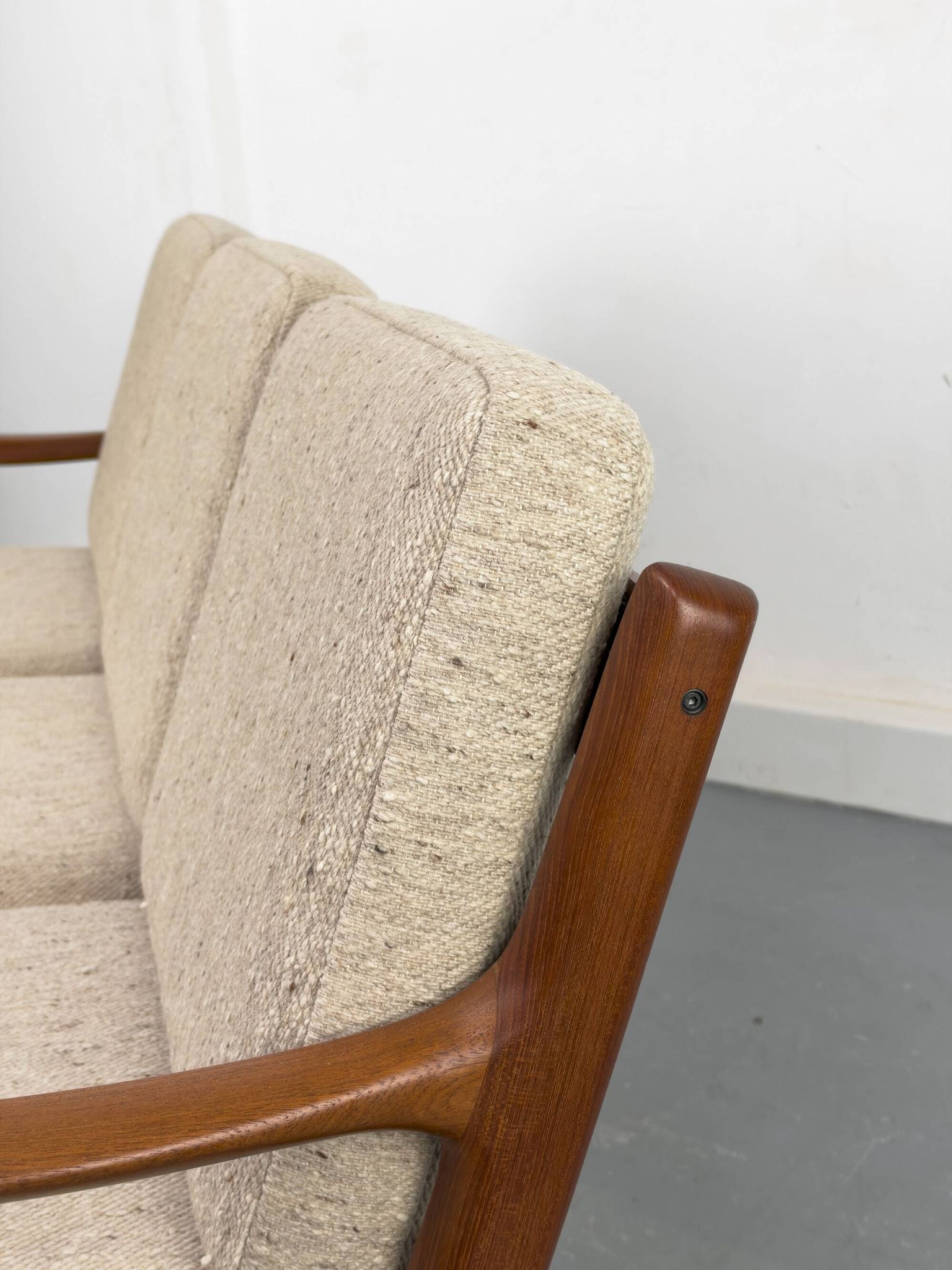 3-Seater Senator Sofa in Teak by Ole Wanscher for Cado, 1975