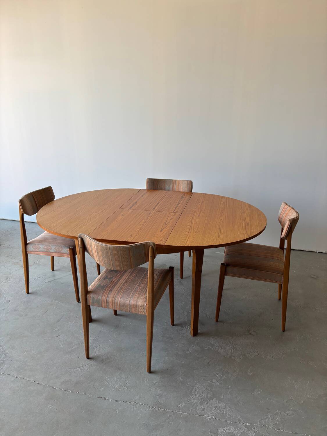 Dining table with extension for 6 people by LB Kofod Larsen vintage