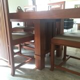 Table with 6 chairs Cassina