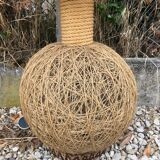 70s Wicker lamppost