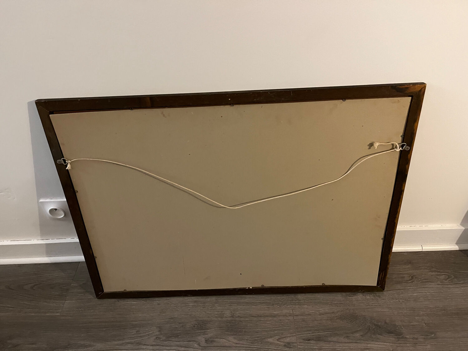 Vintage mirror world map