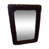 Vintage wicker mirror 62 X 44 cm