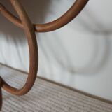Rattan mirror, 60s