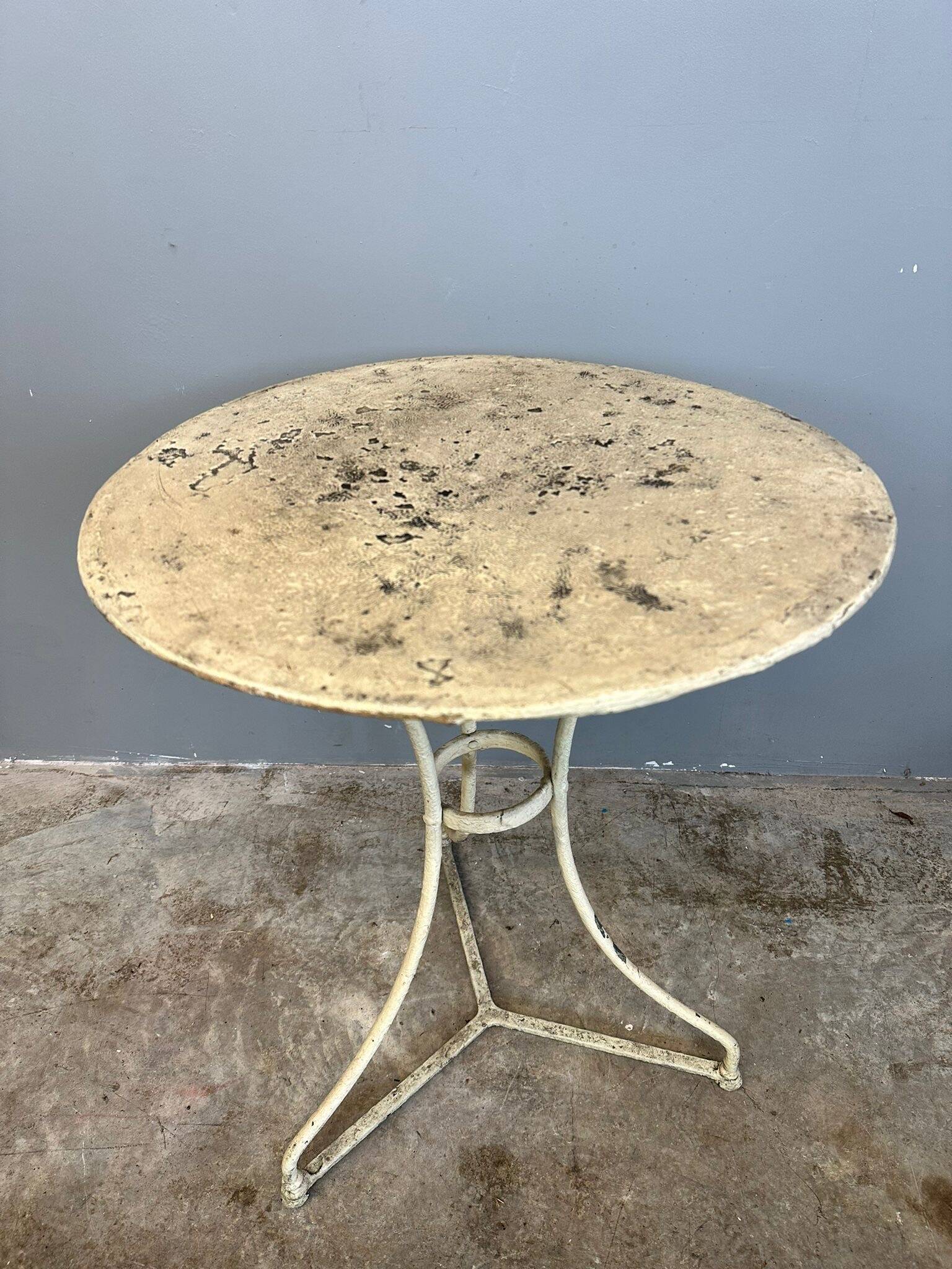 Wrought iron table