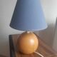 Wooden floor lamp