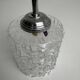 Vintage glass wall light "diamond point"
