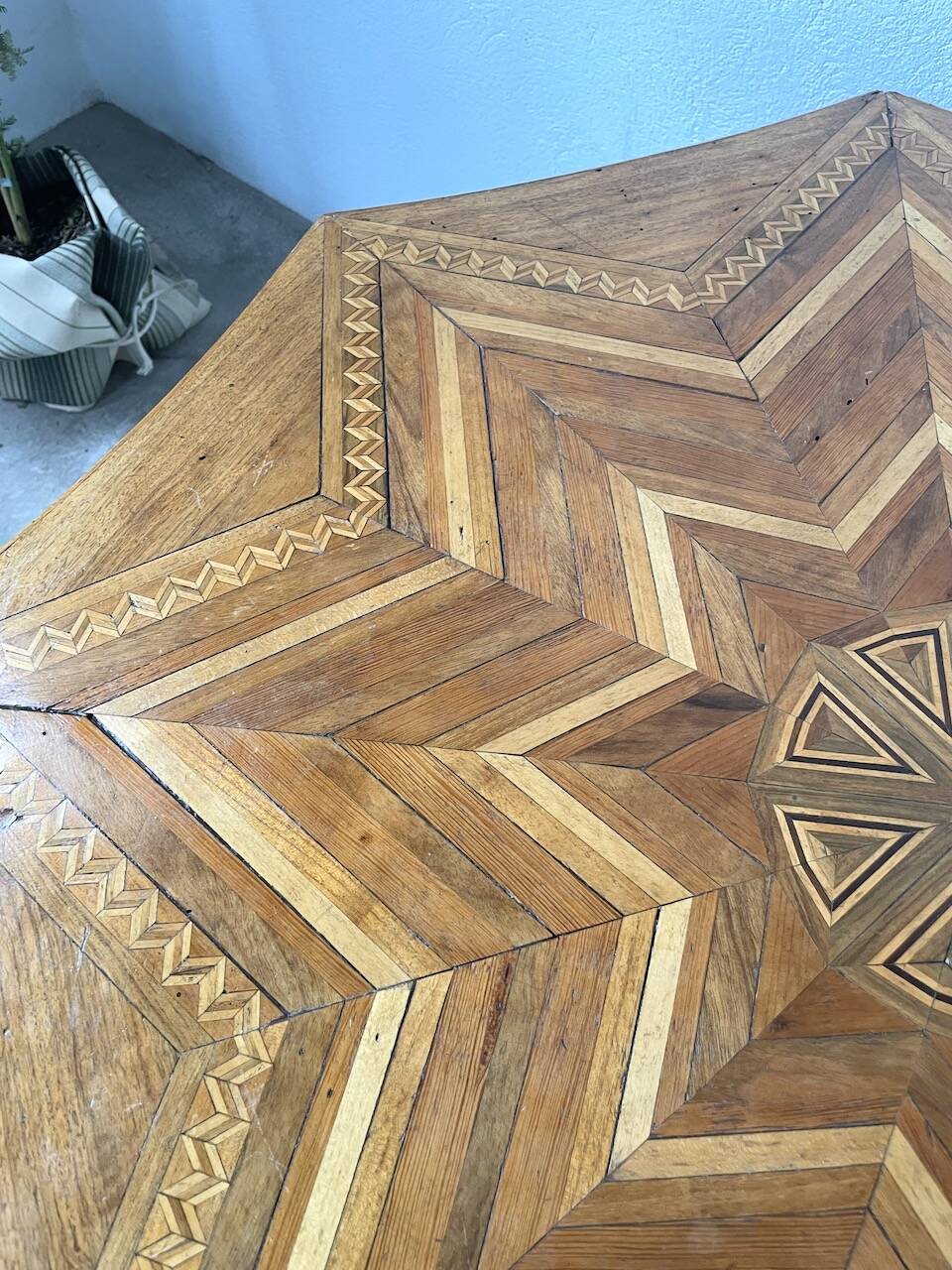 19th century inlaid side table