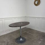 Tulip table 1970 in marble