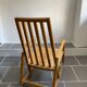 Rocking chair hêtre blond vintage
