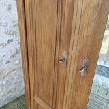 Art Deco oak wardrobe