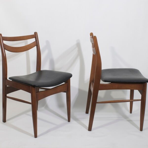 Scandinavian chairs, teak, 1960