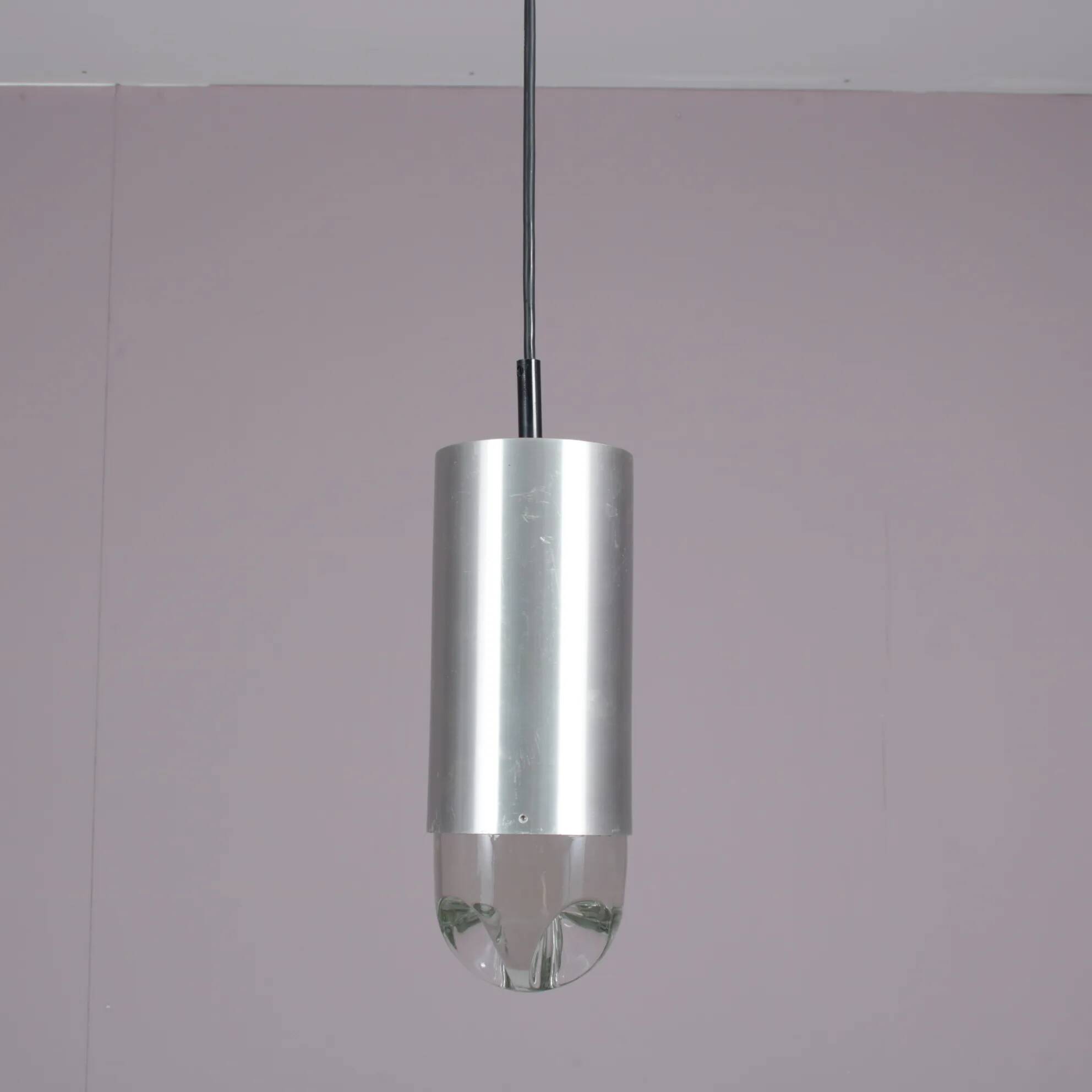 1960s “Bullet” Hanging lamp by Raak, Netherlands