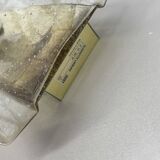 Wall light "Iron Rings" in brass and glass by Glashütte Limburg, Germany, 1970s