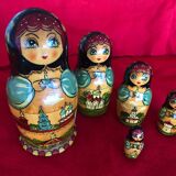 Old Russian nesting dolls