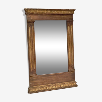 Miroir doré style Louis XVI