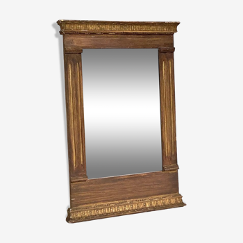 Louis XVI style gilded mirror