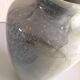Pearly green ovoide vase by Scheurich Keramik / vintage 60s-70s