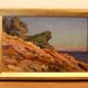 Huile sur panneau Porquerolles par Geo Gyaniny