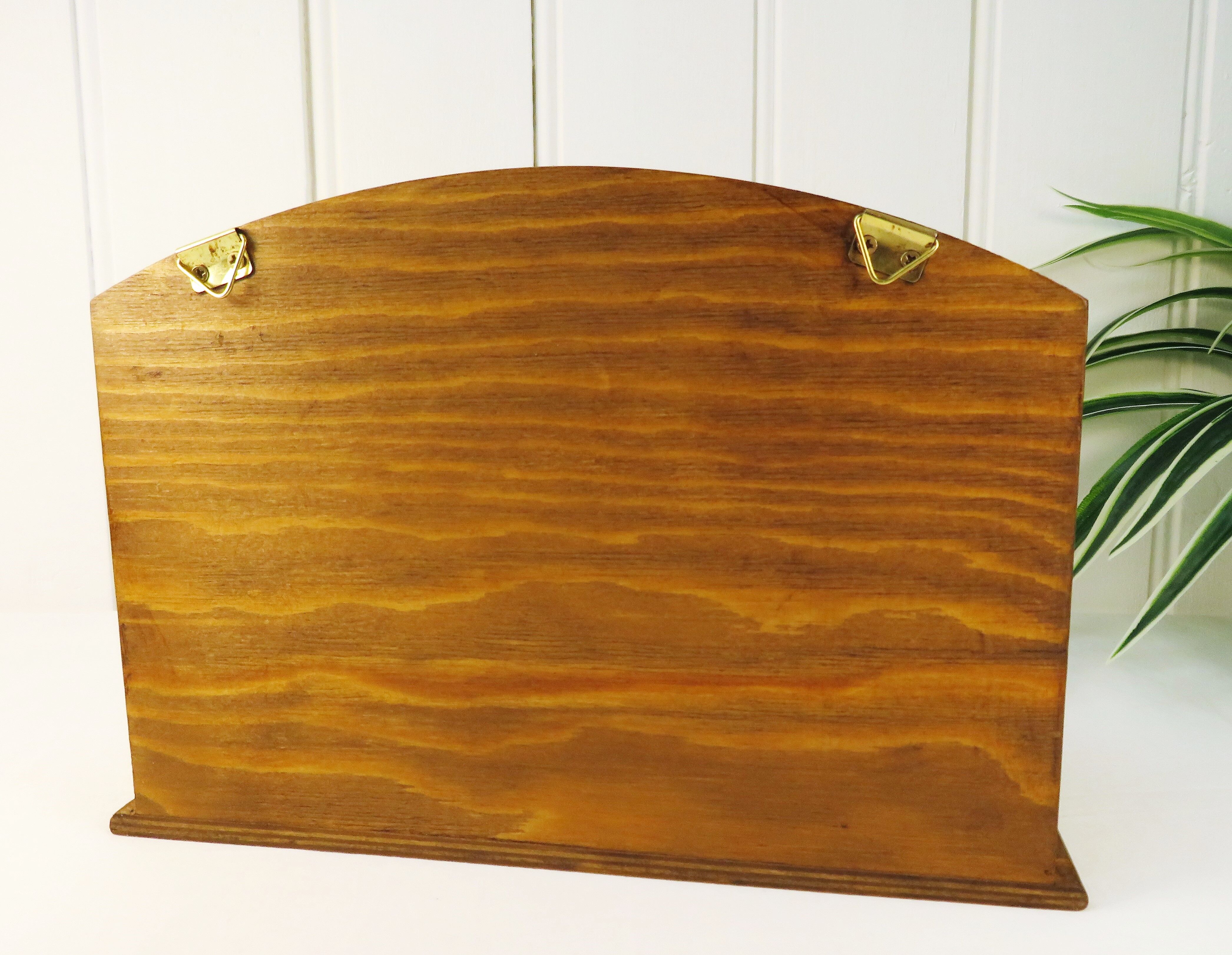 Wooden desk organizer