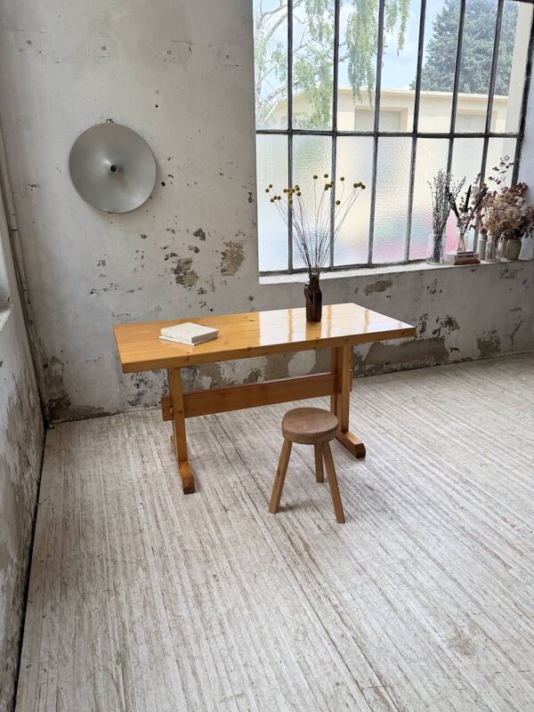 Table mobilier montagne perriand 1970