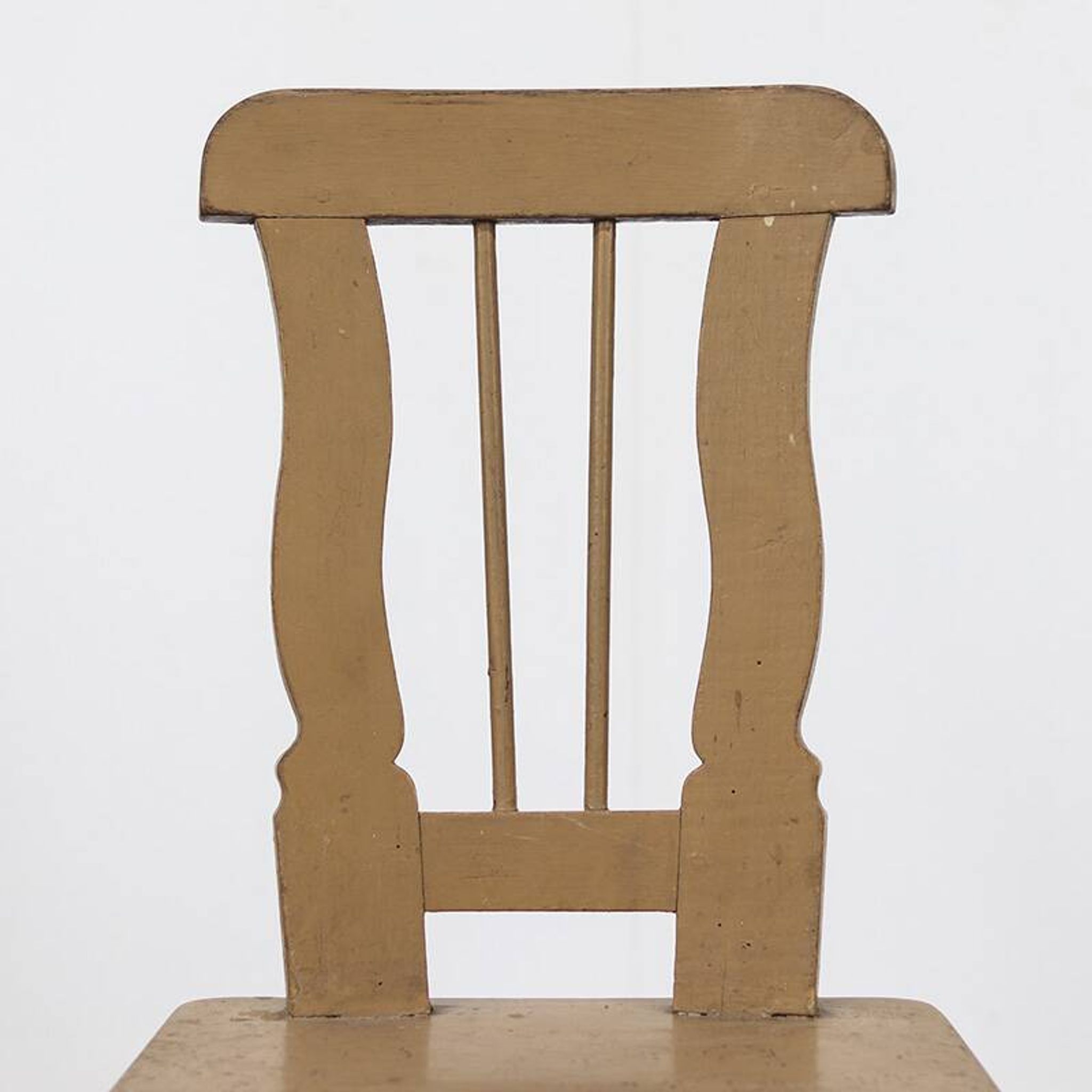 Chaise primitive de montagne antique du 19ème siècle