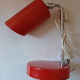 70's red desk lamp