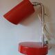 70's red desk lamp