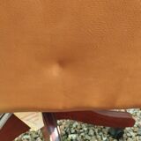 Chesterfield desk chair in antique leather