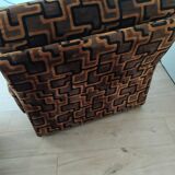 Set vintage sofa bed and 2 armchairs