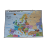 School map poster vintage Europe edition MDI - Old poster