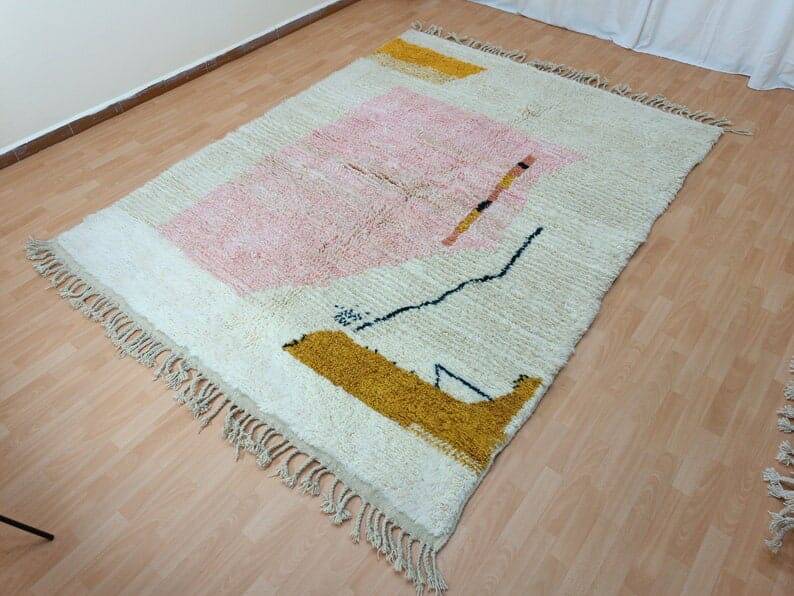 Handmade wool rug size 150 x 250 cm