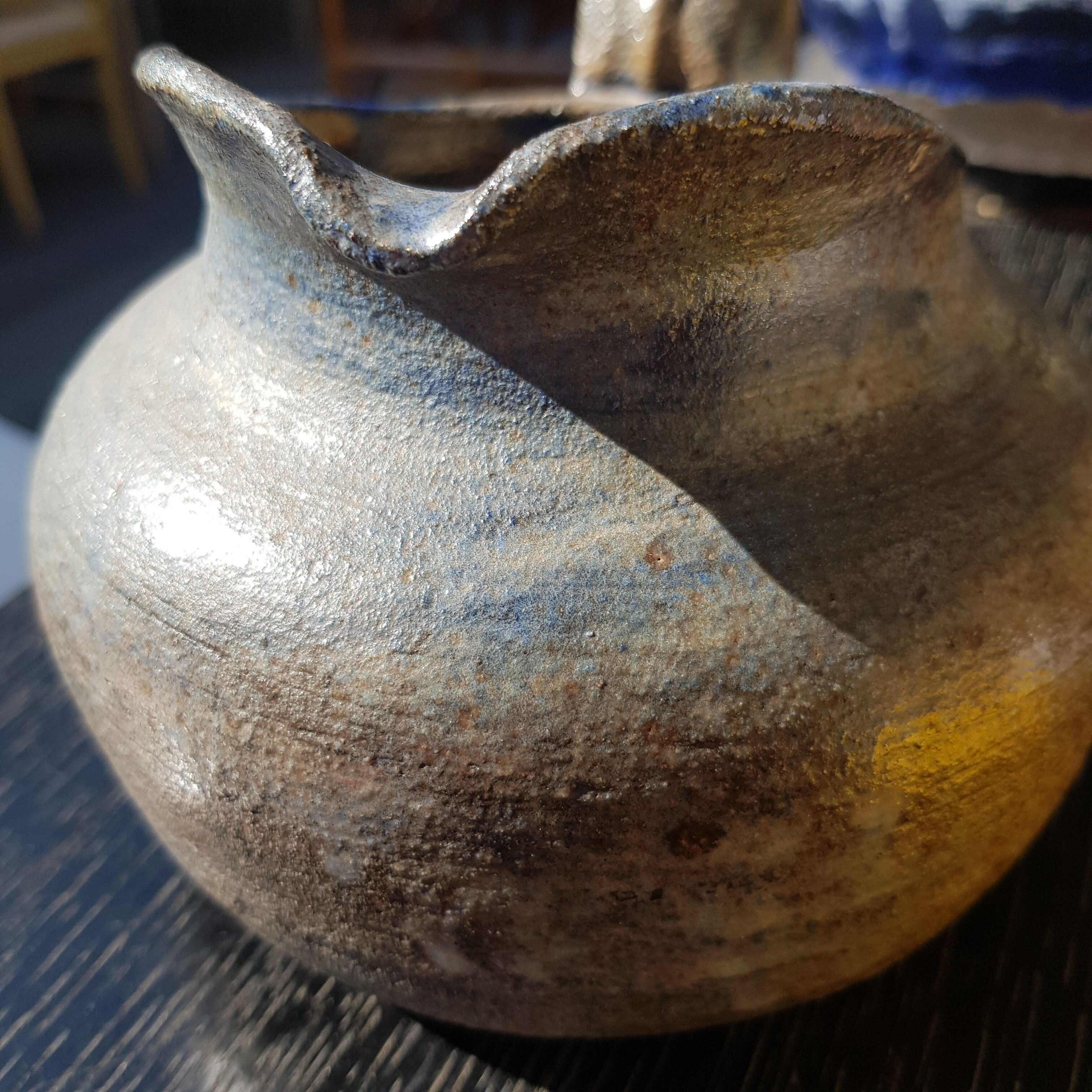 Pitcher in ancient sandstone
