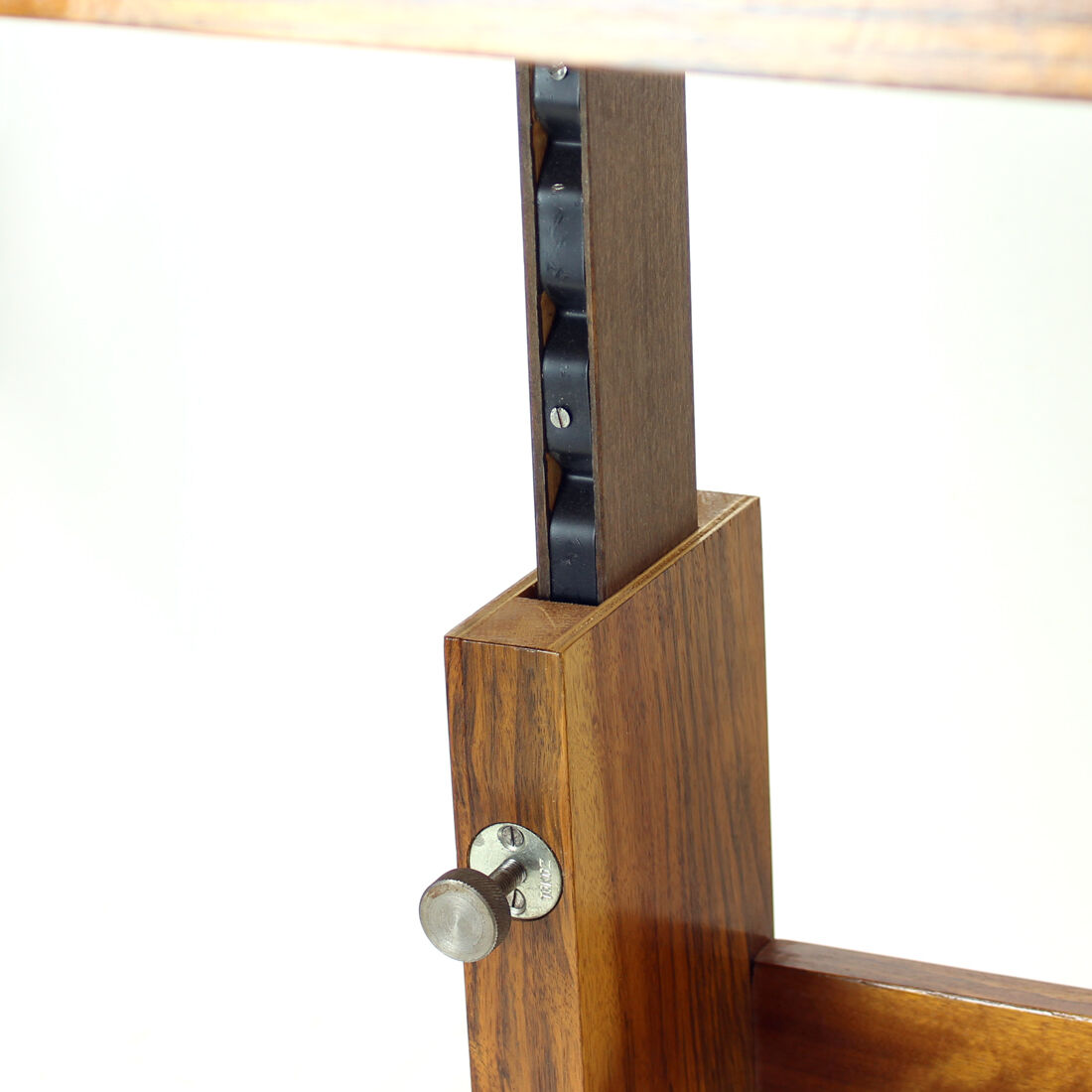 Long Height Adjustable Coffee/Dining Table In Mahogany, Czechoslovakia 1970s