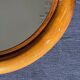 Miroir pomme en rotin & bambou 33x34cm
