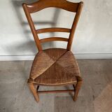 Old mulched chair in light wood