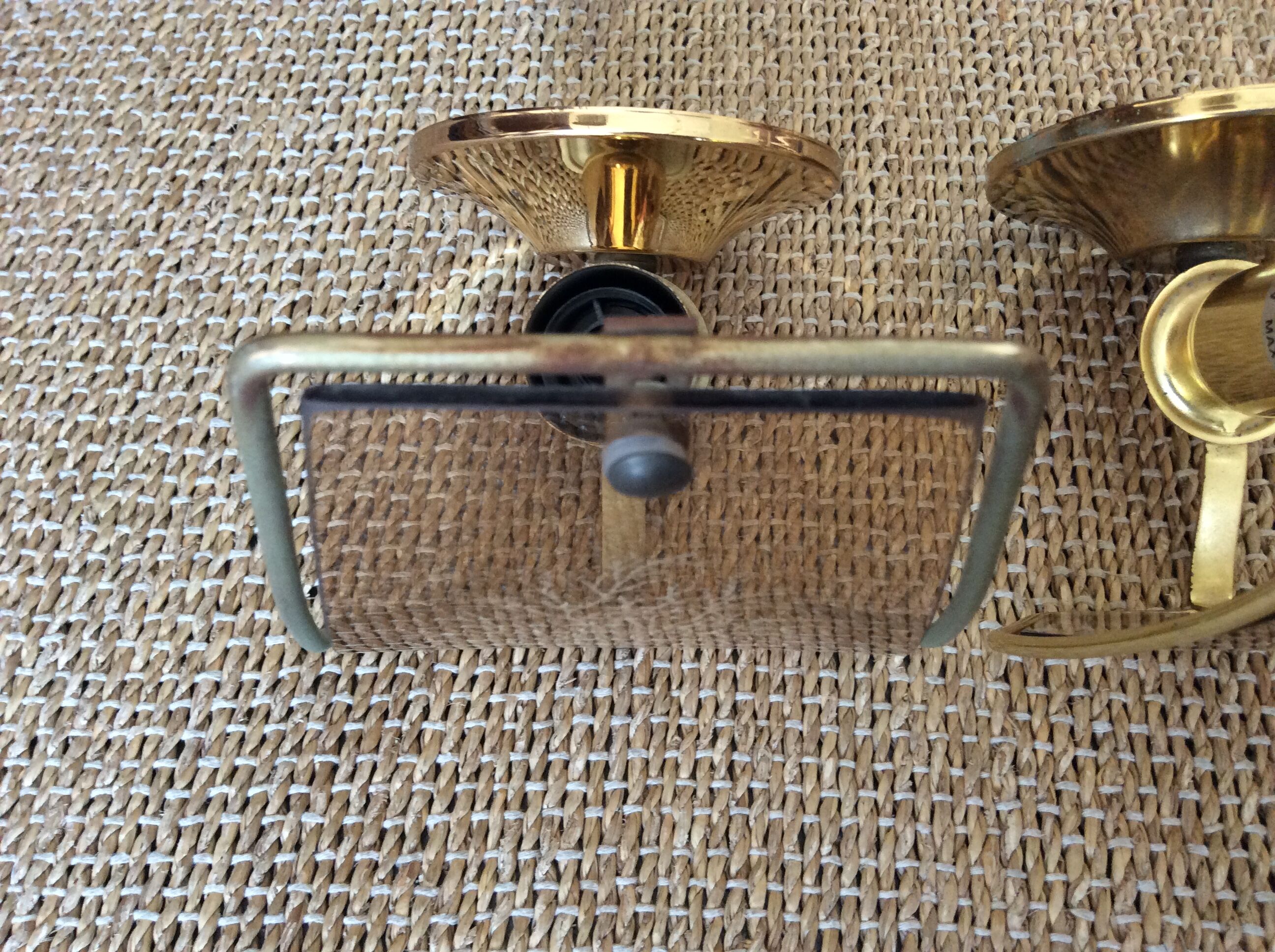 4 vintage wall lamps