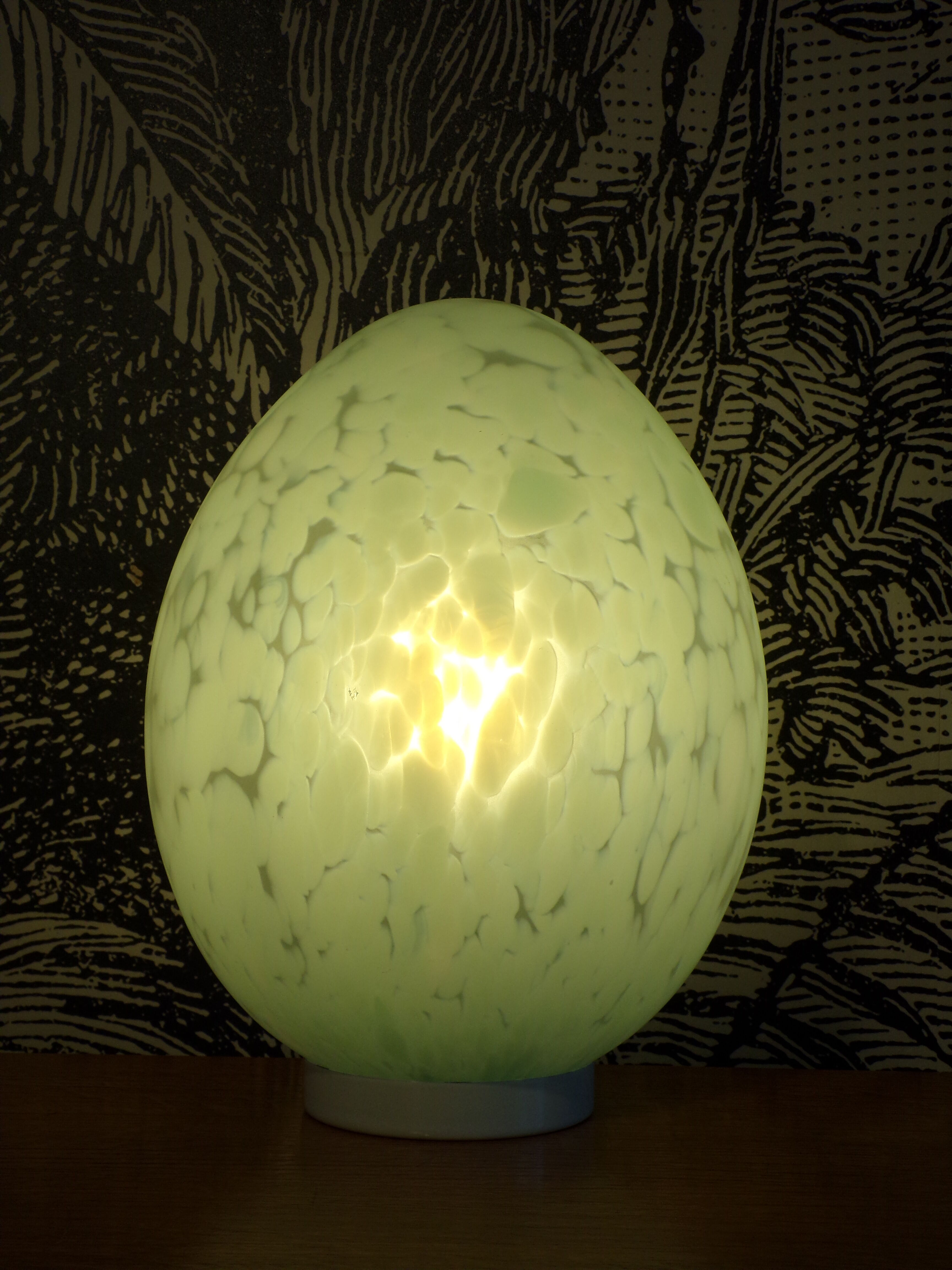 Vintage egg lamp