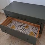 Commode vert Thisted 1