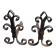 Pair of chimney pegs