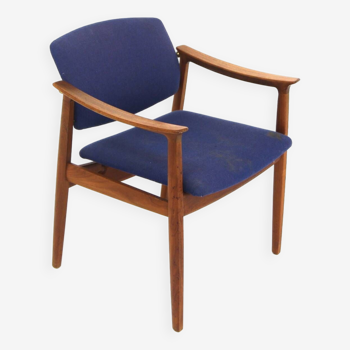 Fauteuil scandinave en teck "Model 189", Tove & Edvard Kindt-Larsen, France & Søn, Danemark, 1960