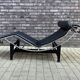 3x Original Cassina Le Corbusier Lc4 Black/chrome, New!