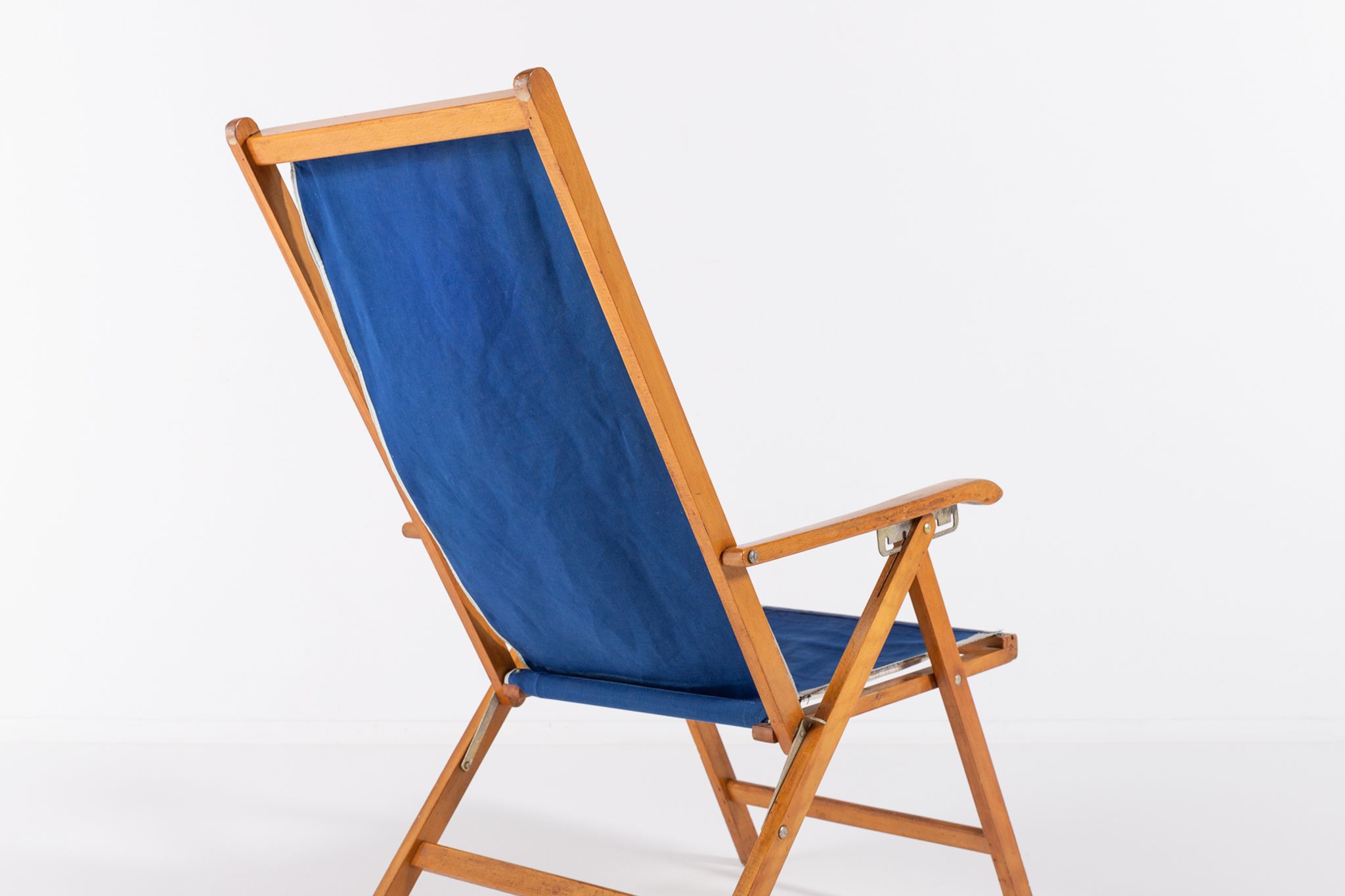 Italian foldable chaise longue by Fratelli Reguitti 1960