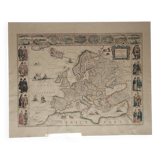 Vintage map of Europe