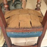 Pair of 19th century Restoration period armchairs