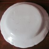 Plat faience de Moustiers XVIIIeme