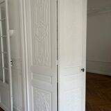 4 old molded doors, Haussmann style