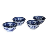 4 vintage asian bowls