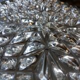 Cast glass square ceiling 21x21cm