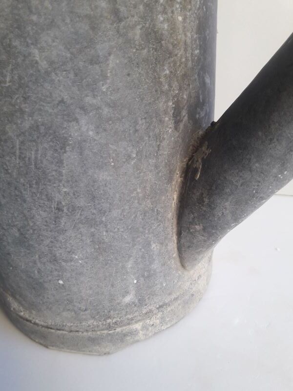 Watering can zinc artisan garden workshop